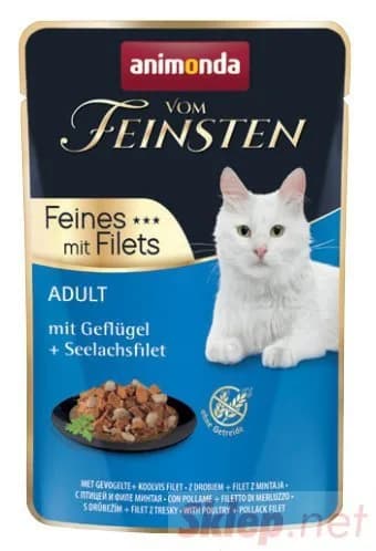 Animonda Vom Fein Adult karma mokra dla dorosłych kotów Drób + Filet z mintaja 85 g