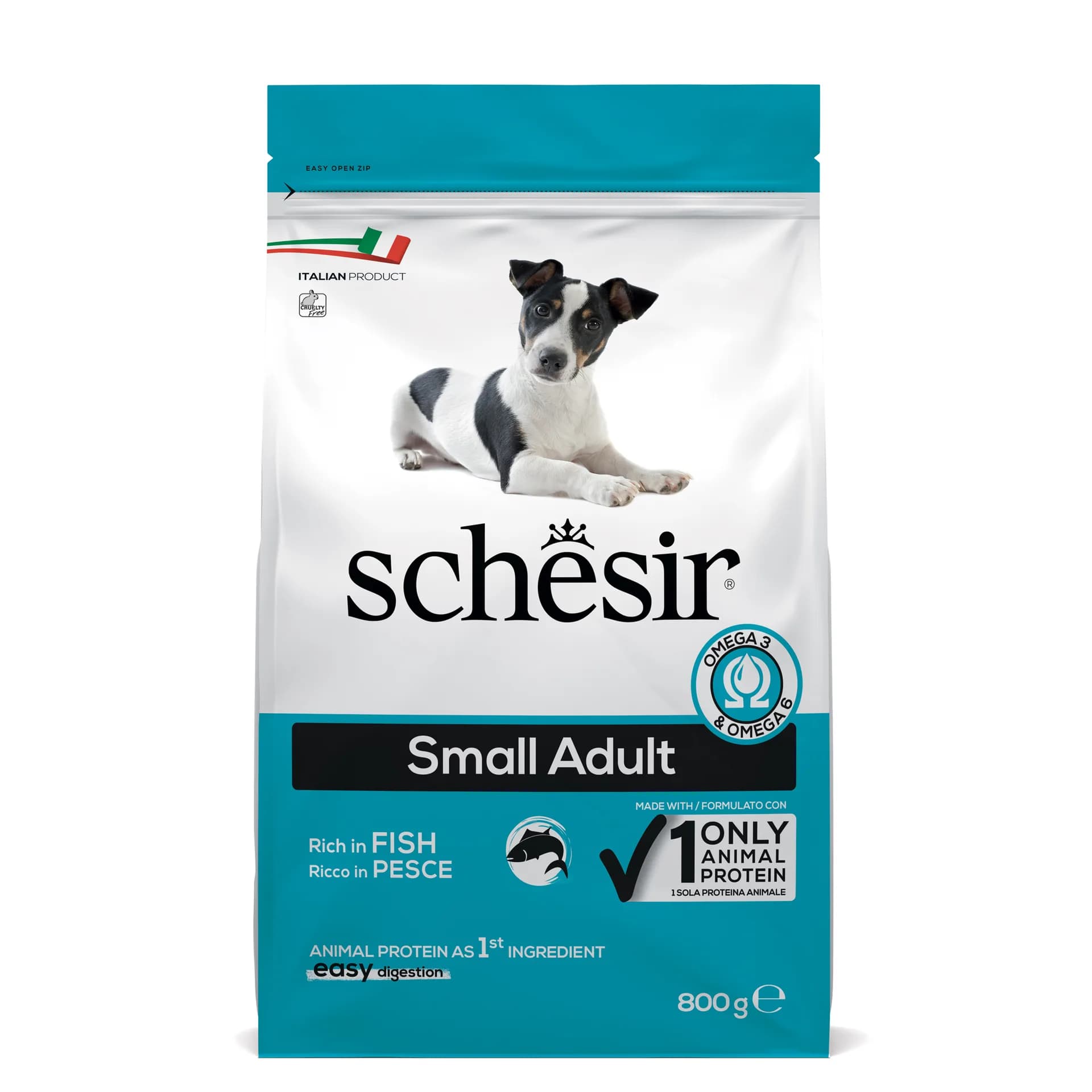 Schesir Original Small Adult Rich In Fish karma sucha z rybą dla dorosłych psów małych ras