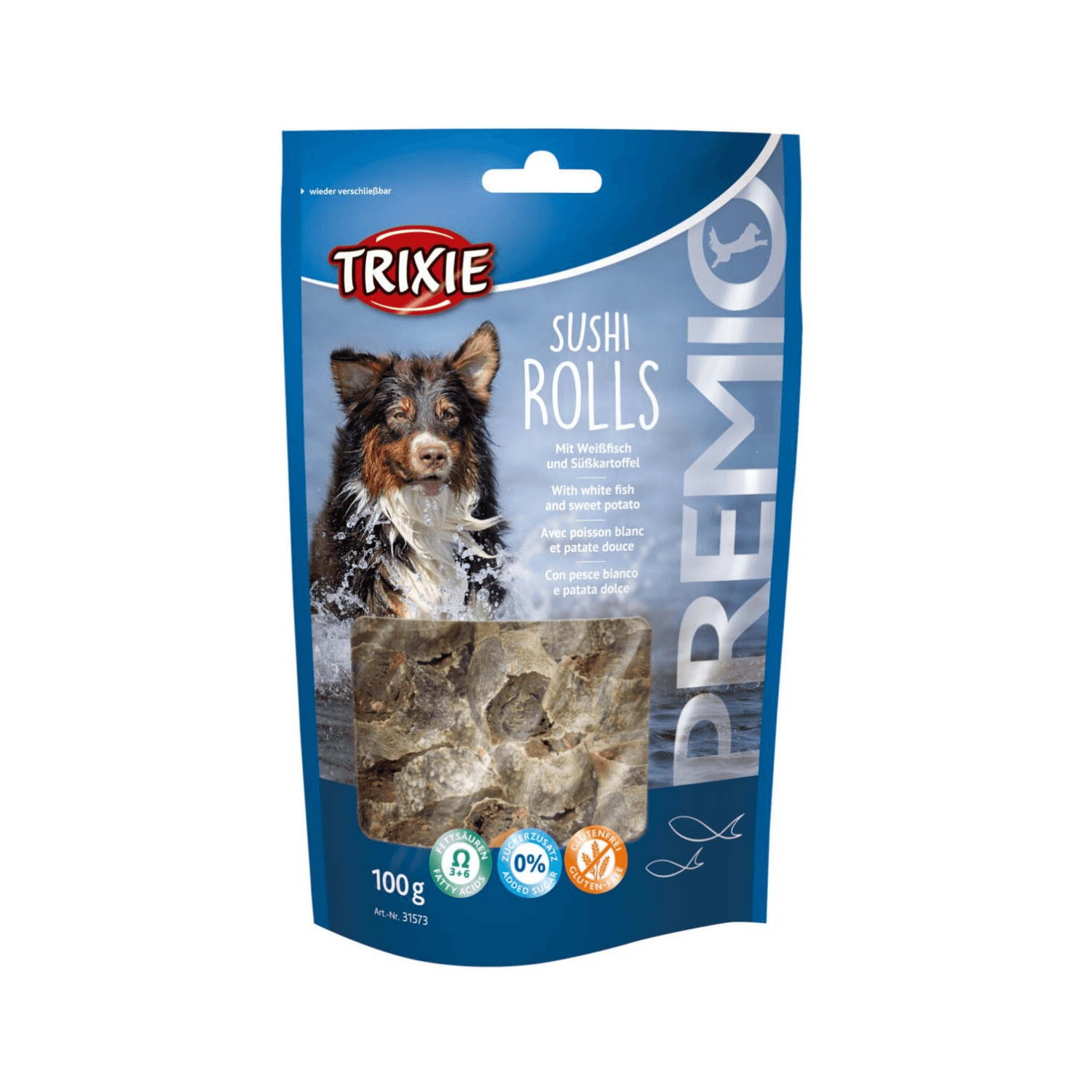 Trixie Premio Sushi Rolls z ryby light przysmak dla psów 100 g
