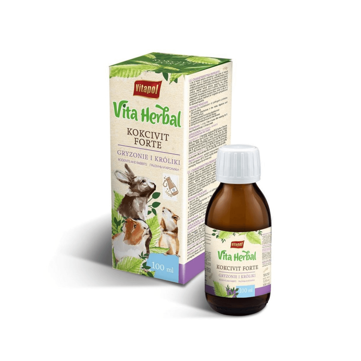 Vitapol Vita Herbal dla gryzoni i królika kokcivit forte 100 ml