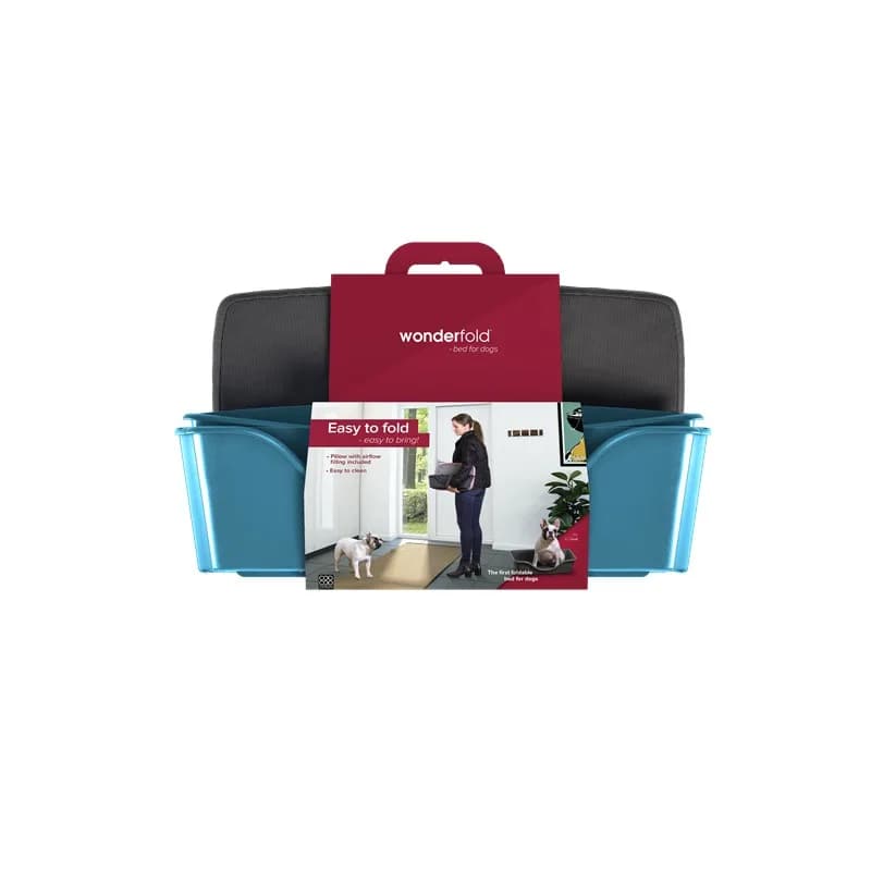 Wonderfold Cesta Cani Legowisko niebieskie 55 x 36 x 16 cm