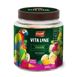 Vitapol Vitaline Ciasteczka warzywne dla papug słoik 240 g