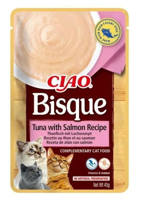 INABA Cat Ciao Bisque Tuna With Salmon Przysmak dla Kota 40 g