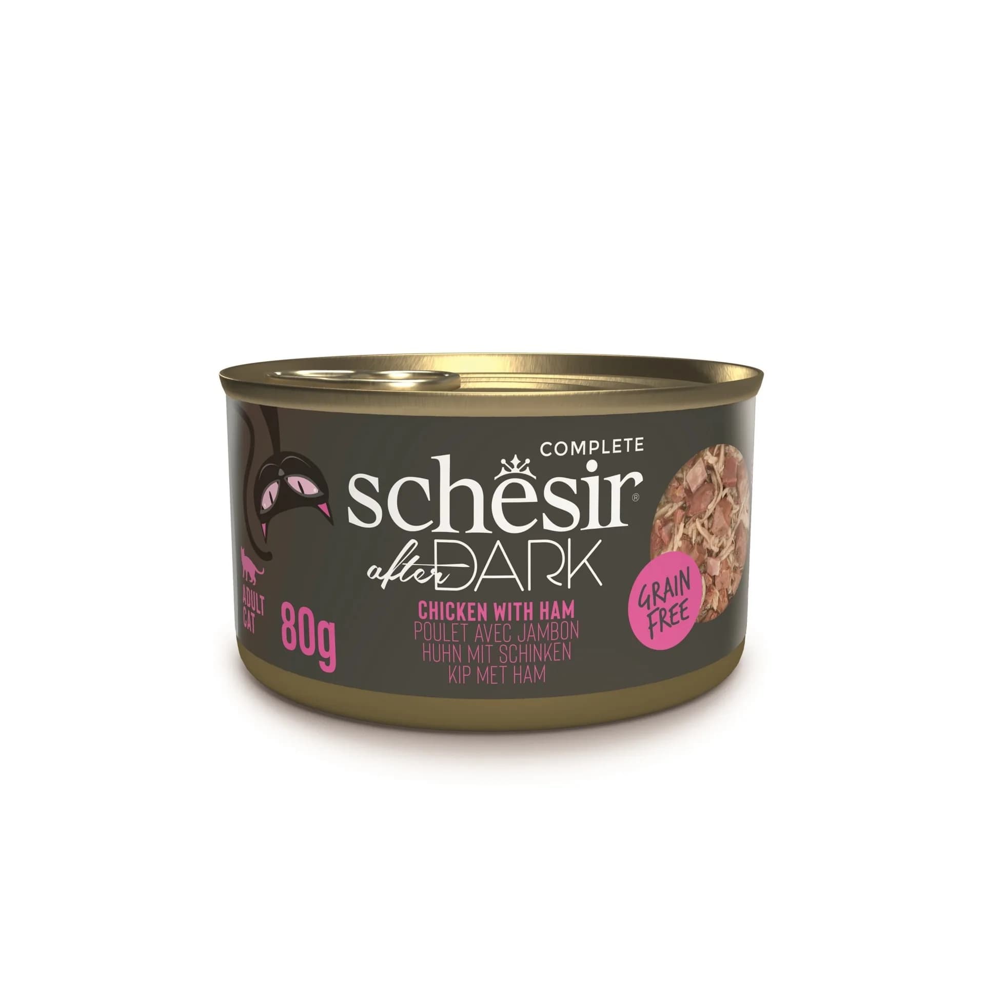 Schesir After Dark karma mokra dla kota kurczak z szynką 80 g