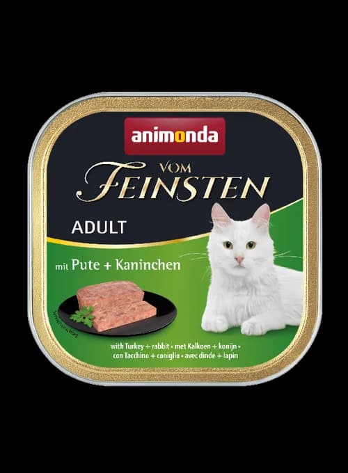 Animonda Vom Feinsten Classic karma mokra z indykiem i królikiem dla kota 100 g
