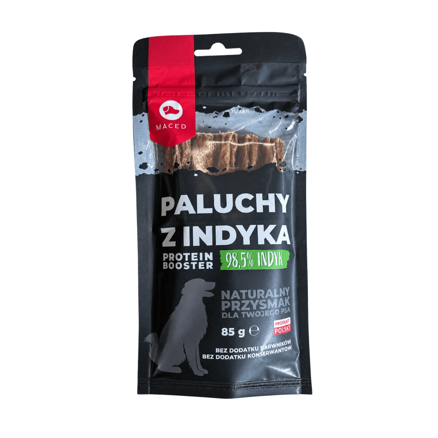 Maced Protein Booster przysmak dla psów Mięsne Paluchy z Indyka 5 szt.
