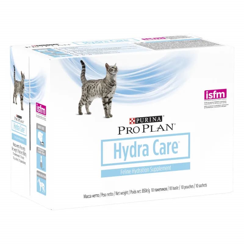 PRO PLAN Purina Hydra Care preparat nawadniający z kurczakiem dla dorosłych kotów 10 × 75 g