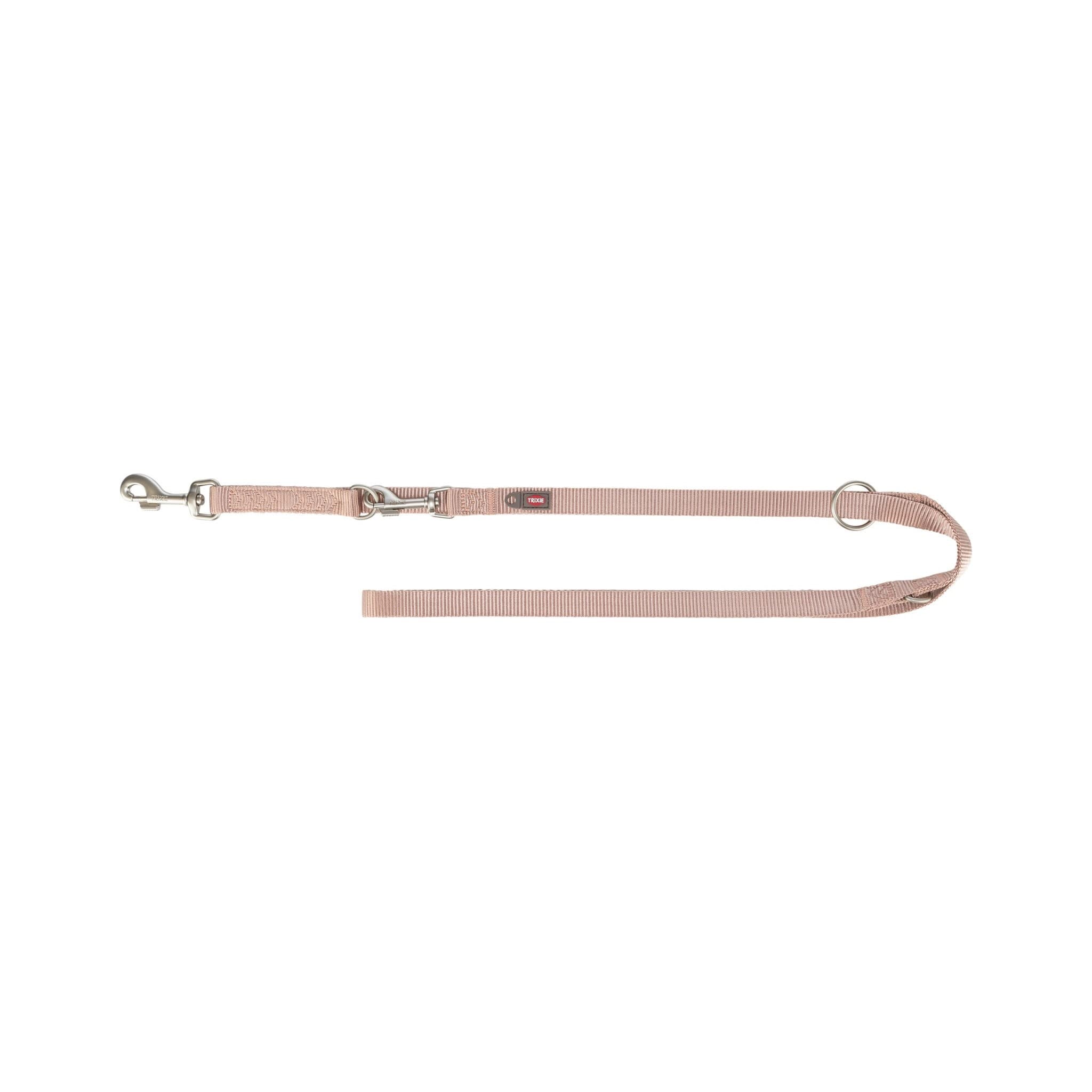 Trixie Premium smycz regulowana dla psa taśmowa blush M-L 2,00 m 20 mm