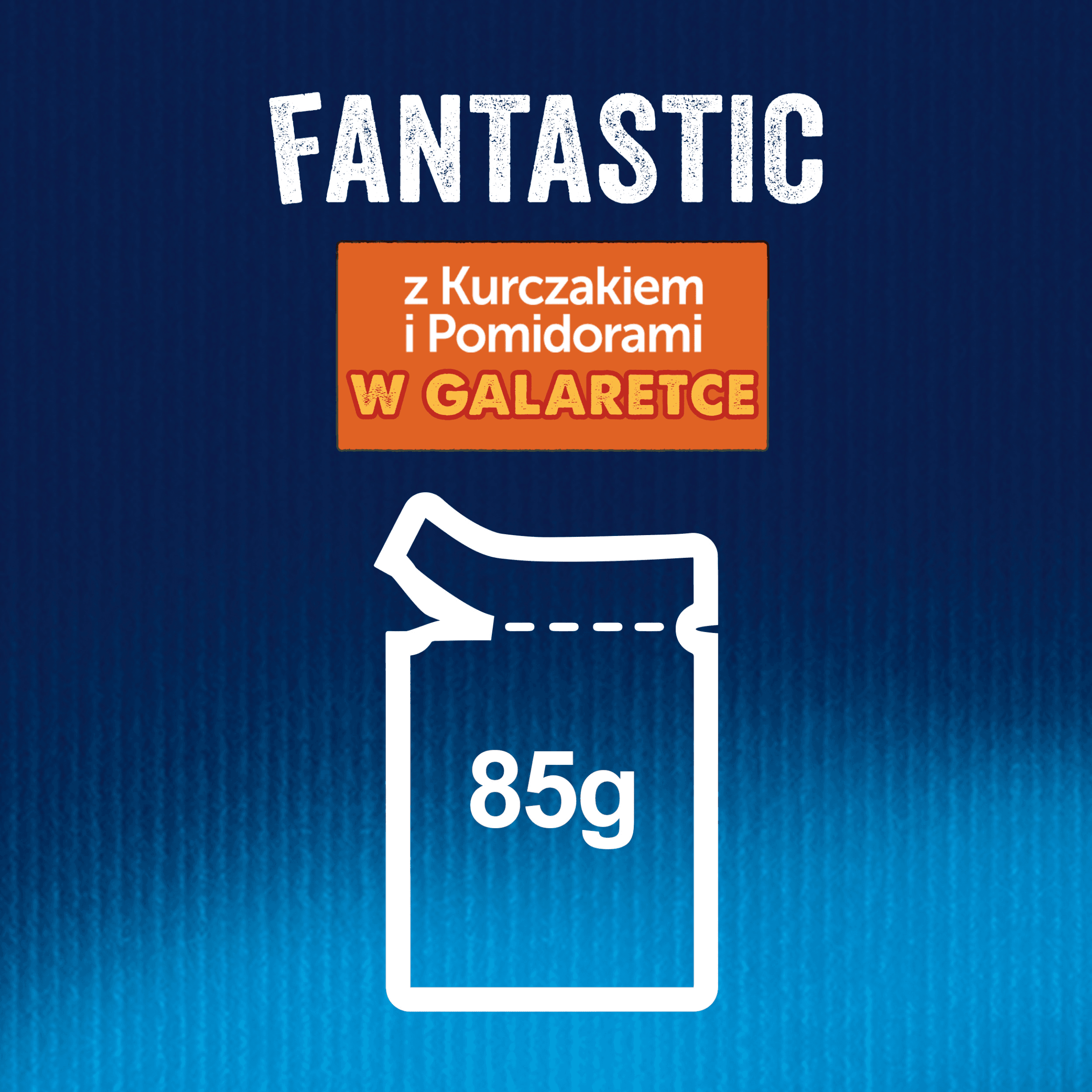 Felix Fantastic karma mokra z kurczakiem i pomidorami w galaretce dla dorosłych kotów 85 g