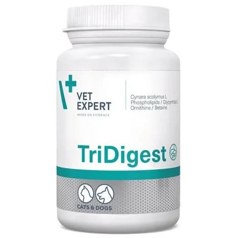 Vet Expert Tridigest wspomaga pobudzanie wydzielanie soku żołądkowego 40 tabletek