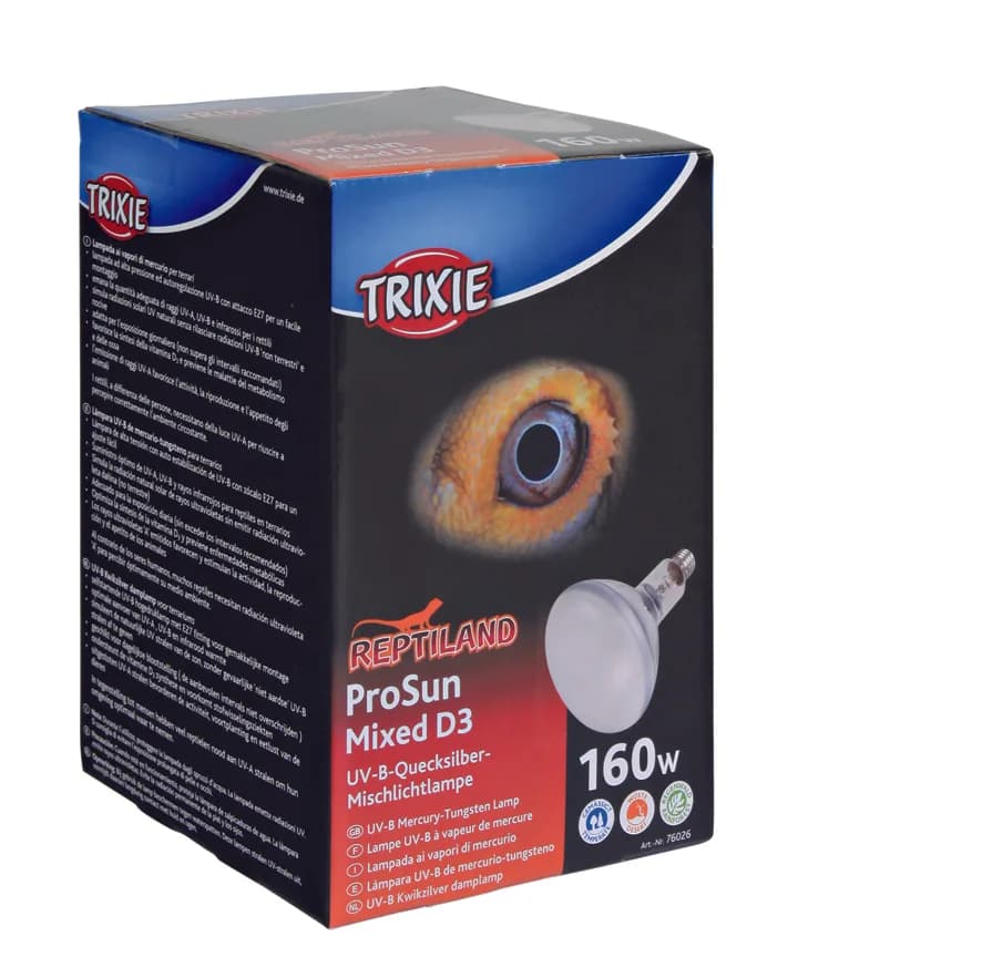 Trixie ProSun Mixed D3 lampa UV-B rtęciowo-wolframowa – ø 95 × 130 mm