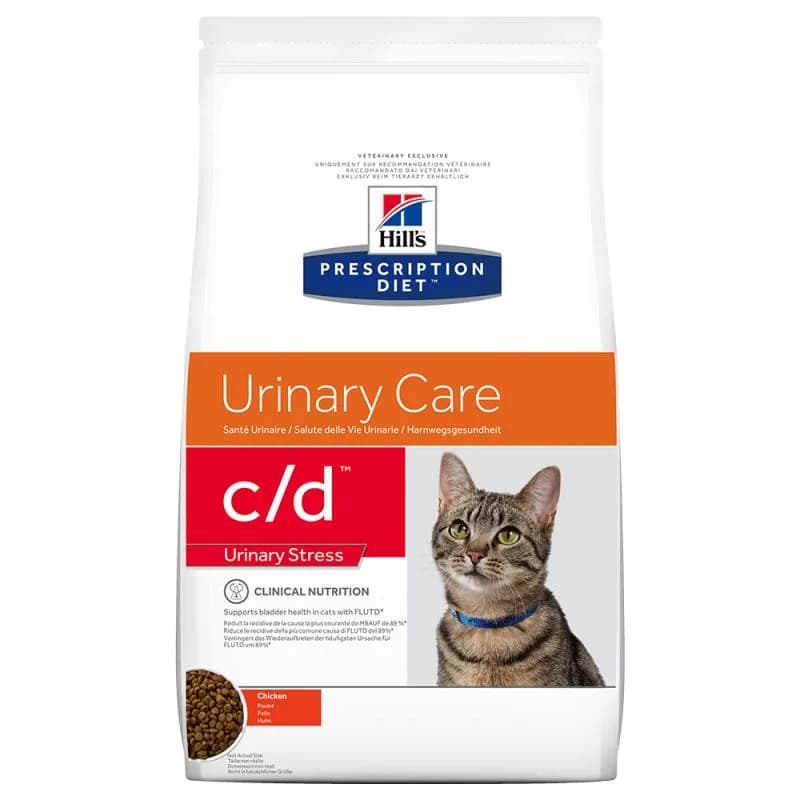 Hill's Prescription Diet c/d Feline Urinary Stress karma sucha dla dorosłych kotów układ moczowy Kurczak 1,5 kg