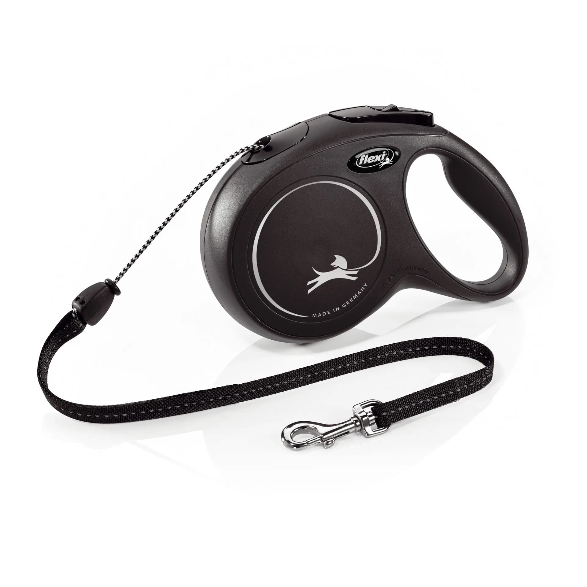 Flexi New Classic smycz automatyczna sznurkowa dla psa – M 8 m/20 kg