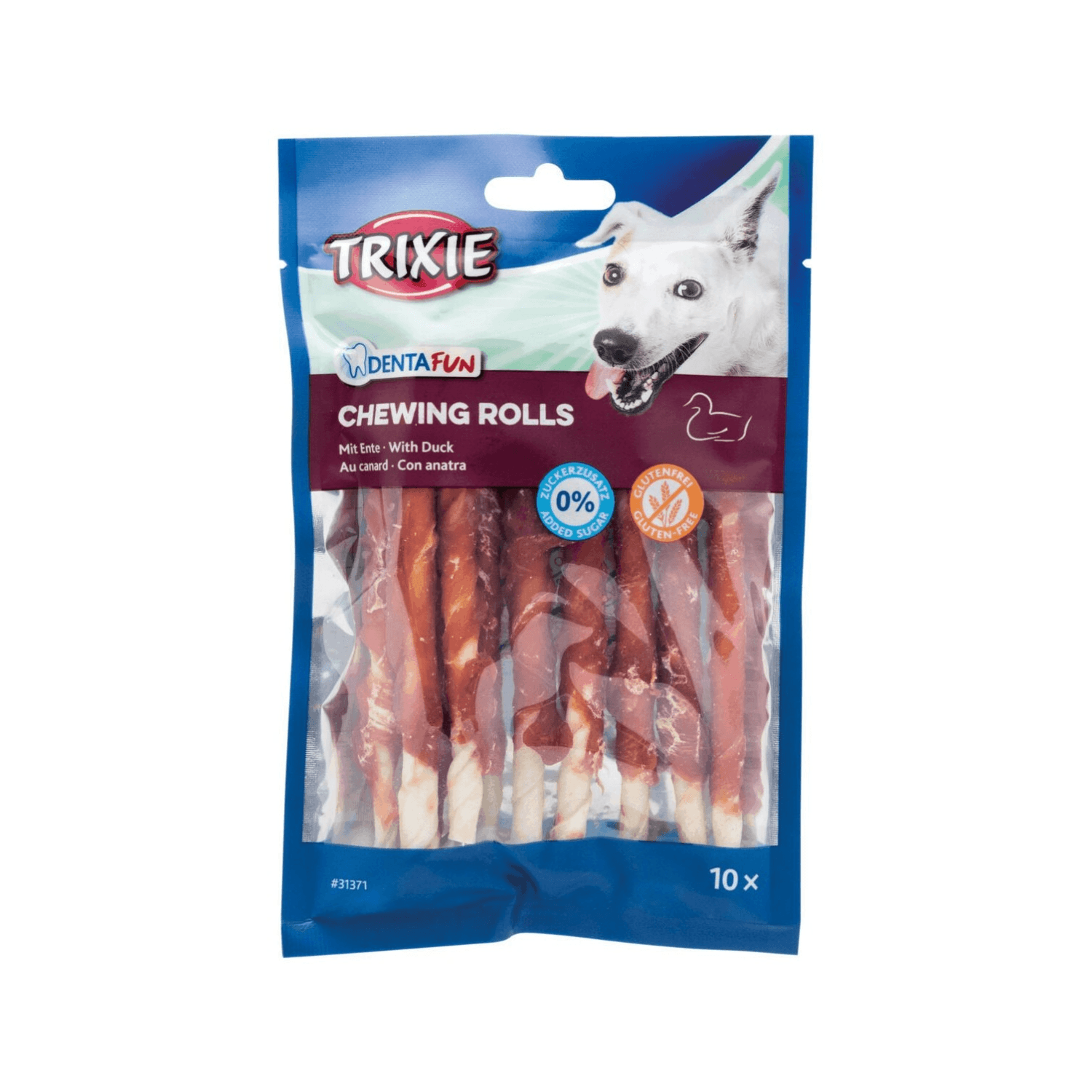 Trixie Denta Fun rolki do żucia z kaczką