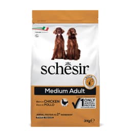 Schesir Original Medium Adult Rich in Chicken karma sucha z kurczakiem dla dorosłych psów średnich ras 3 kg