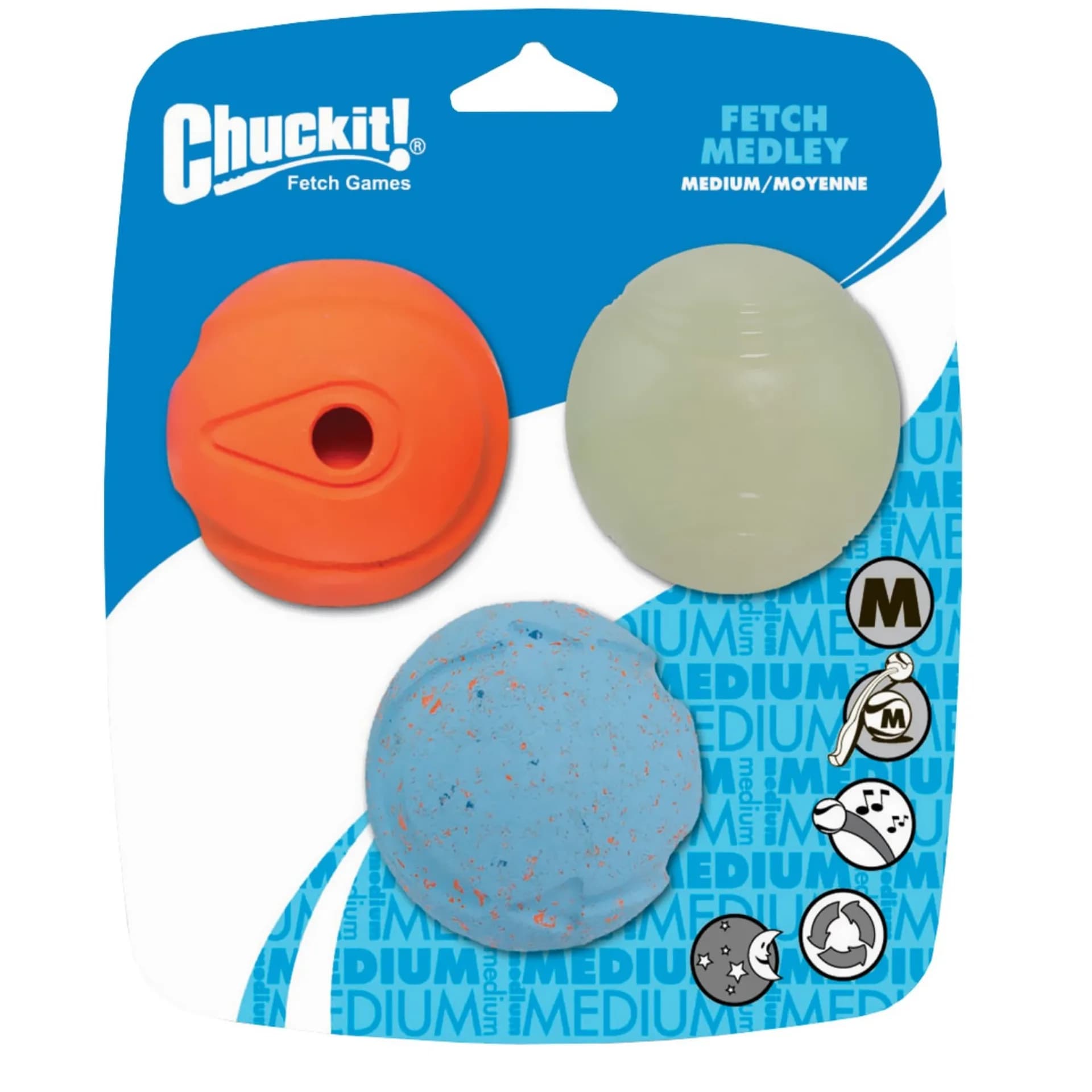Chuckit ! Zestaw piłek Fetch Medley dla psa