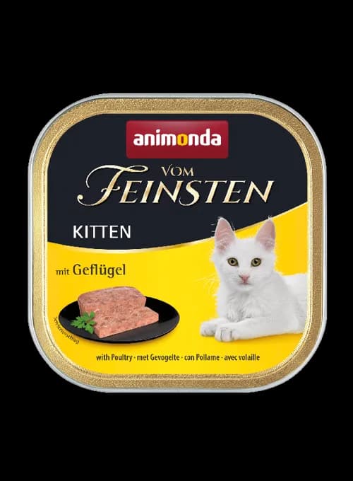 Animonda Vom Feinsten Kitten karma mokra z kurczakiem dla kociąt 100 g