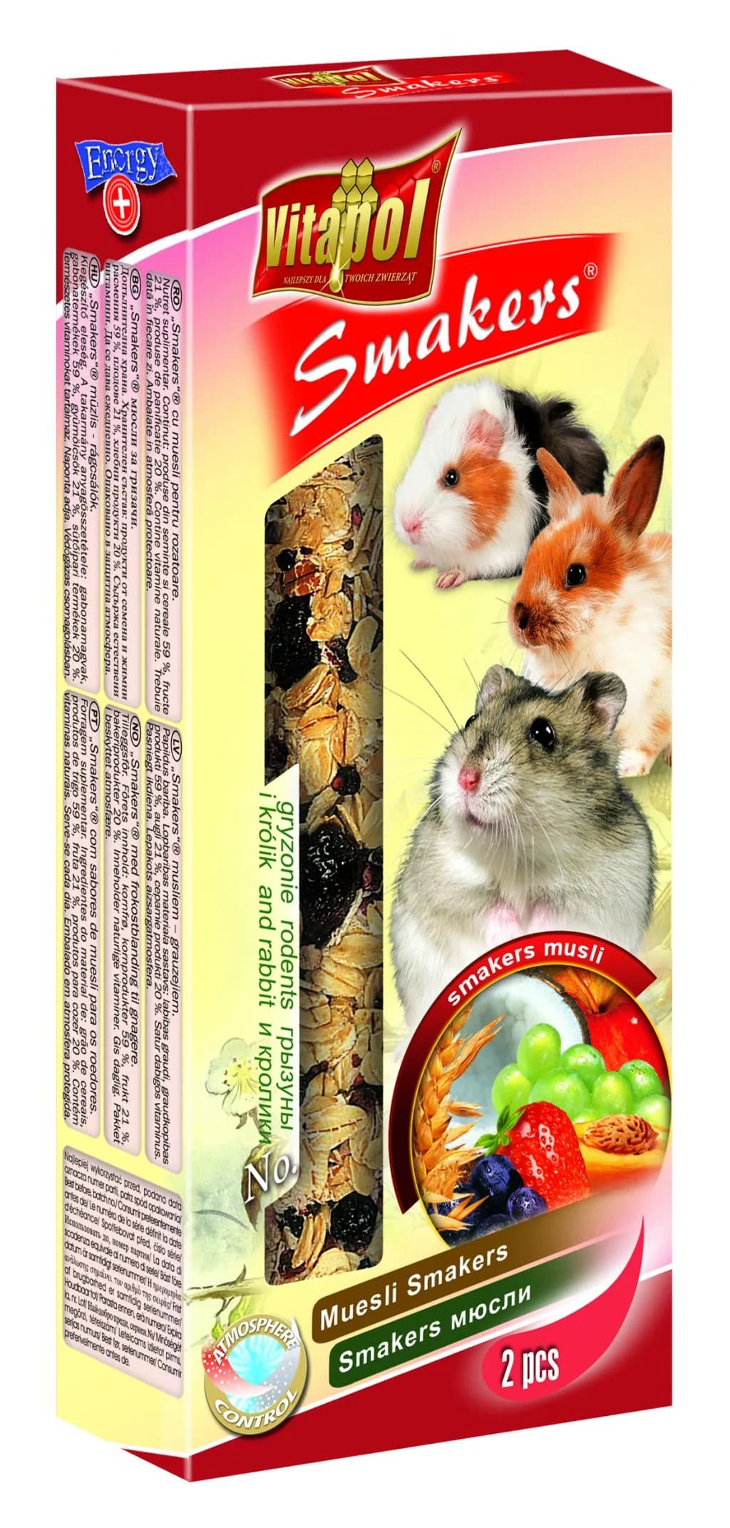 Vitapol Smakers musli przysmak dla gryzoni i królika 90 g