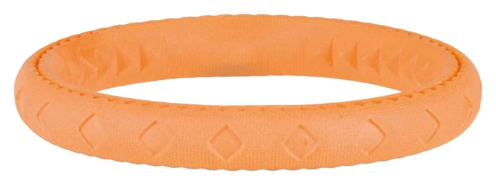 Trixie Obręcz z gumy termoplastycznej dla psa – żółty, ø 25 cm