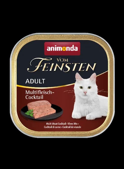 Animonda Vom Feinsten Classic Multipack karma mokra koktajl mięsny dla kota 100 g