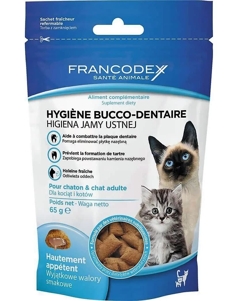 Francodex Przysmak dla kociąt i kotów higiena jamy ustnej 65 g