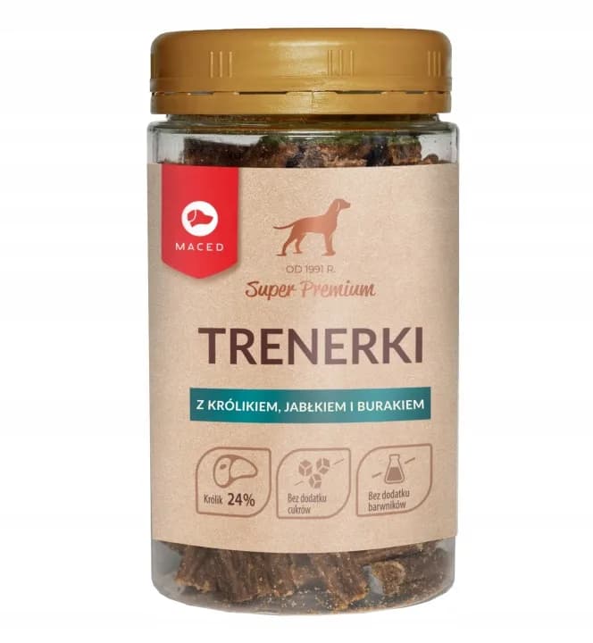 Maced Trenerki dla psa z Królikiem Jabłkiem i Burakiem Super Premium 150 g