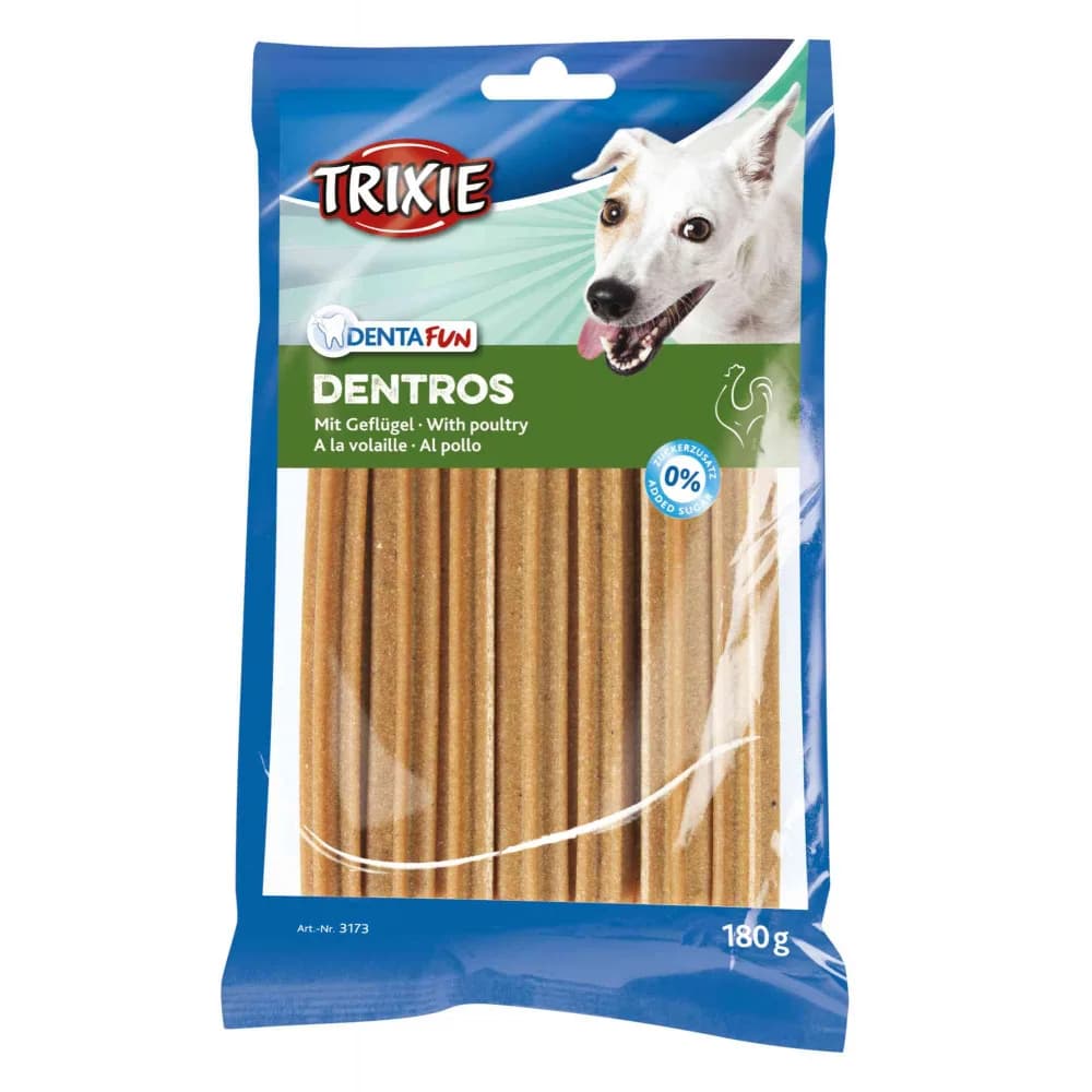 Trixie Pałeczki do żucia dla psa Denta Fun Dentros - 180 g 7 szt.