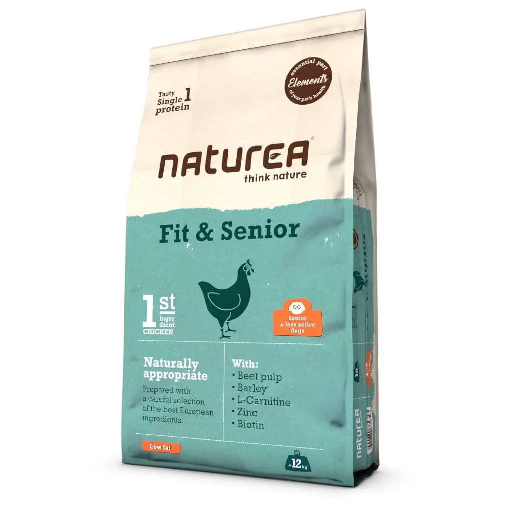 Naturea Elements Fit & Senior all breeds 2 karma sucha dla starszych psów