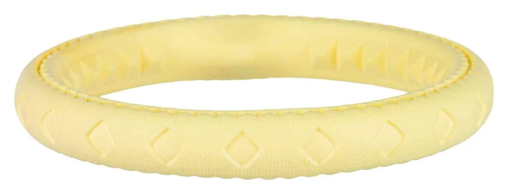 Trixie Obręcz z gumy termoplastycznej dla psa – żółty, ø 25 cm