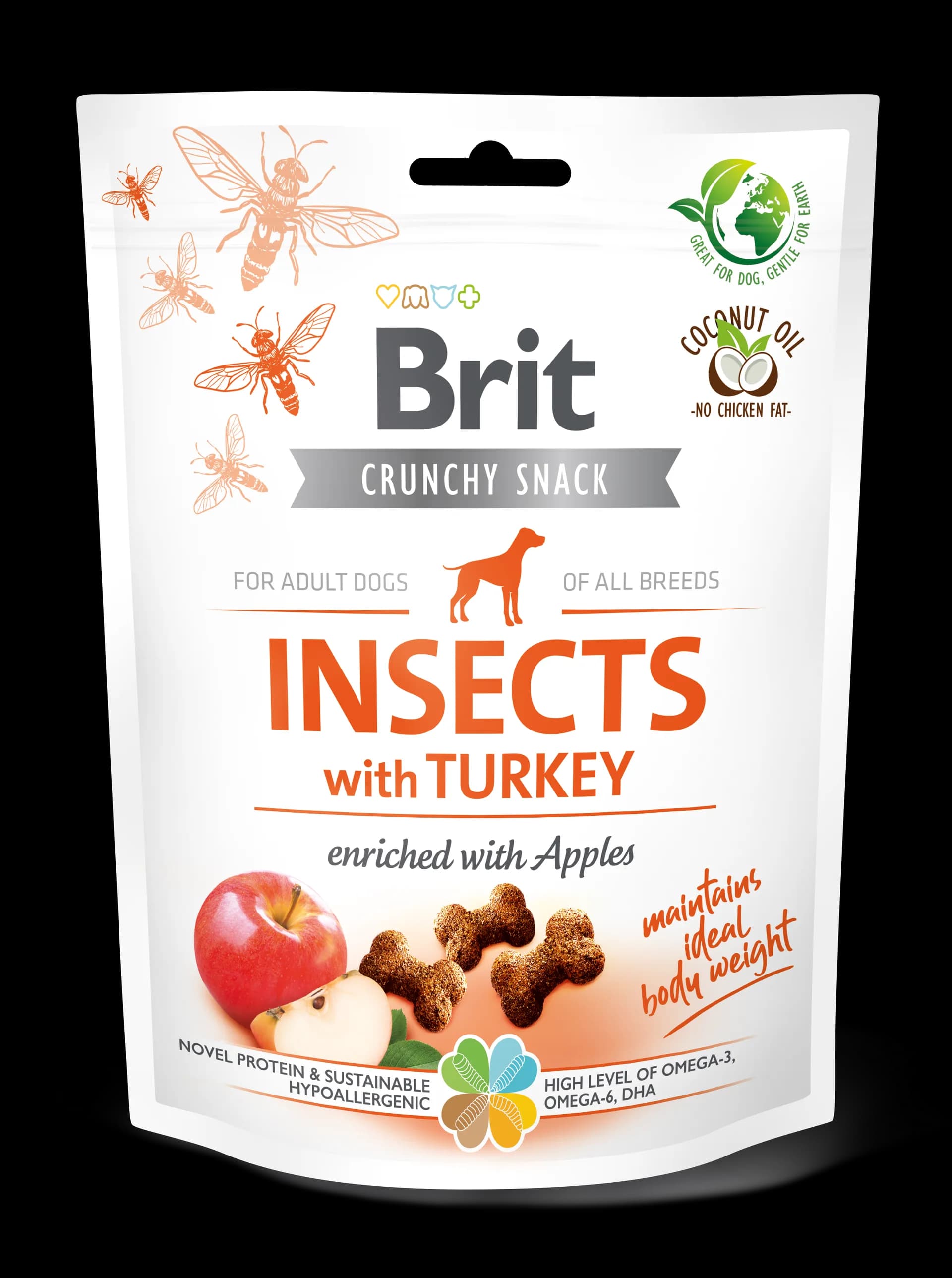 Brit Care Dog Crunchy Cracker Insect & Turkey przysmak dla dorosłych psów 200 g