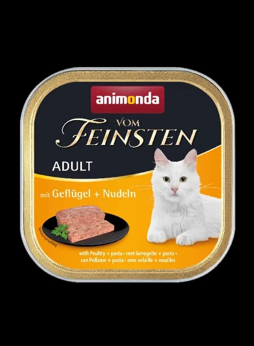 Animonda Vom Feinsten Menu karma mokra z drobiem i makaronem dla kota 100 g