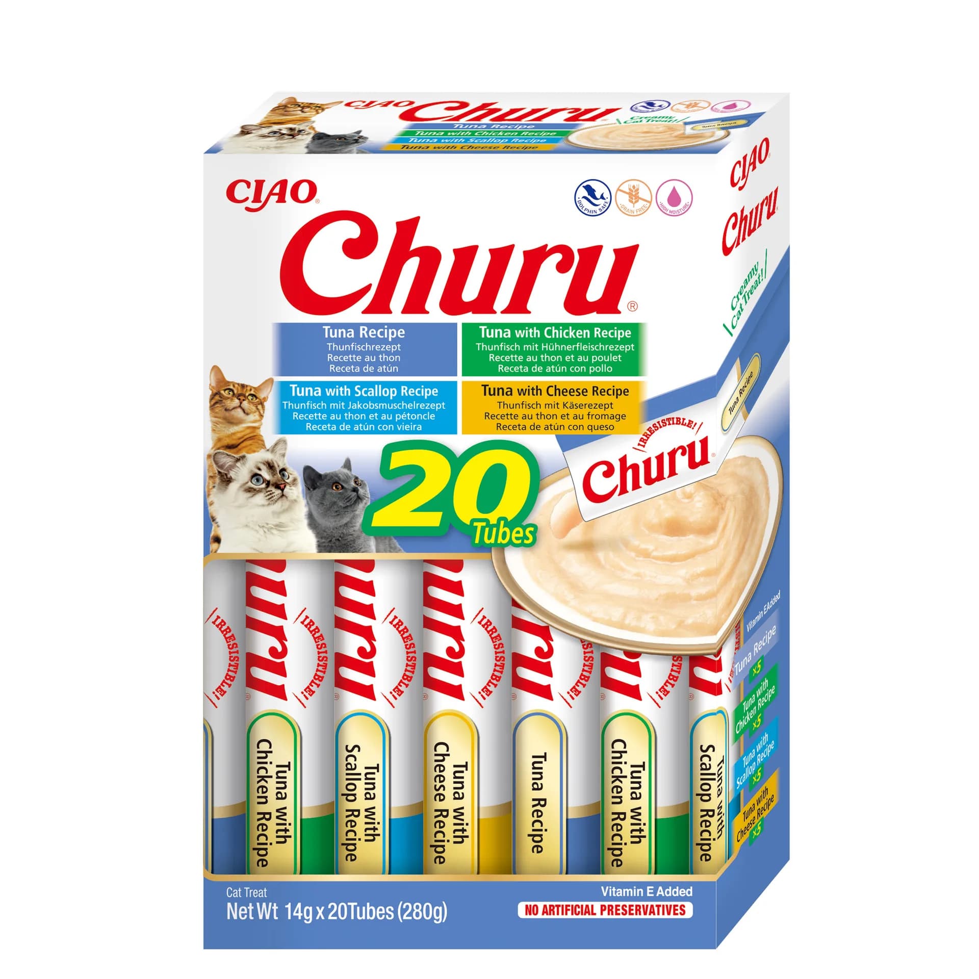 INABA Cat Churu Varieties Tuna 20 × 14 g 280 g