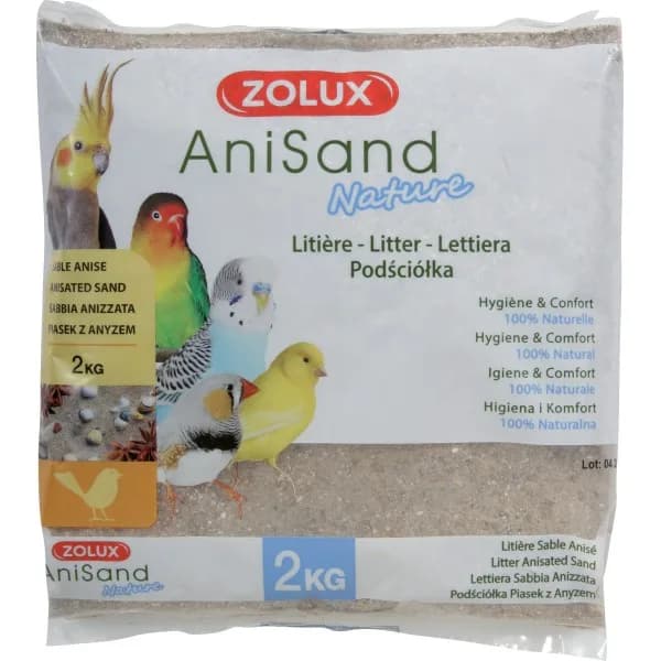 Zolux piasek z anyżem AniSand Nature dla ptaków