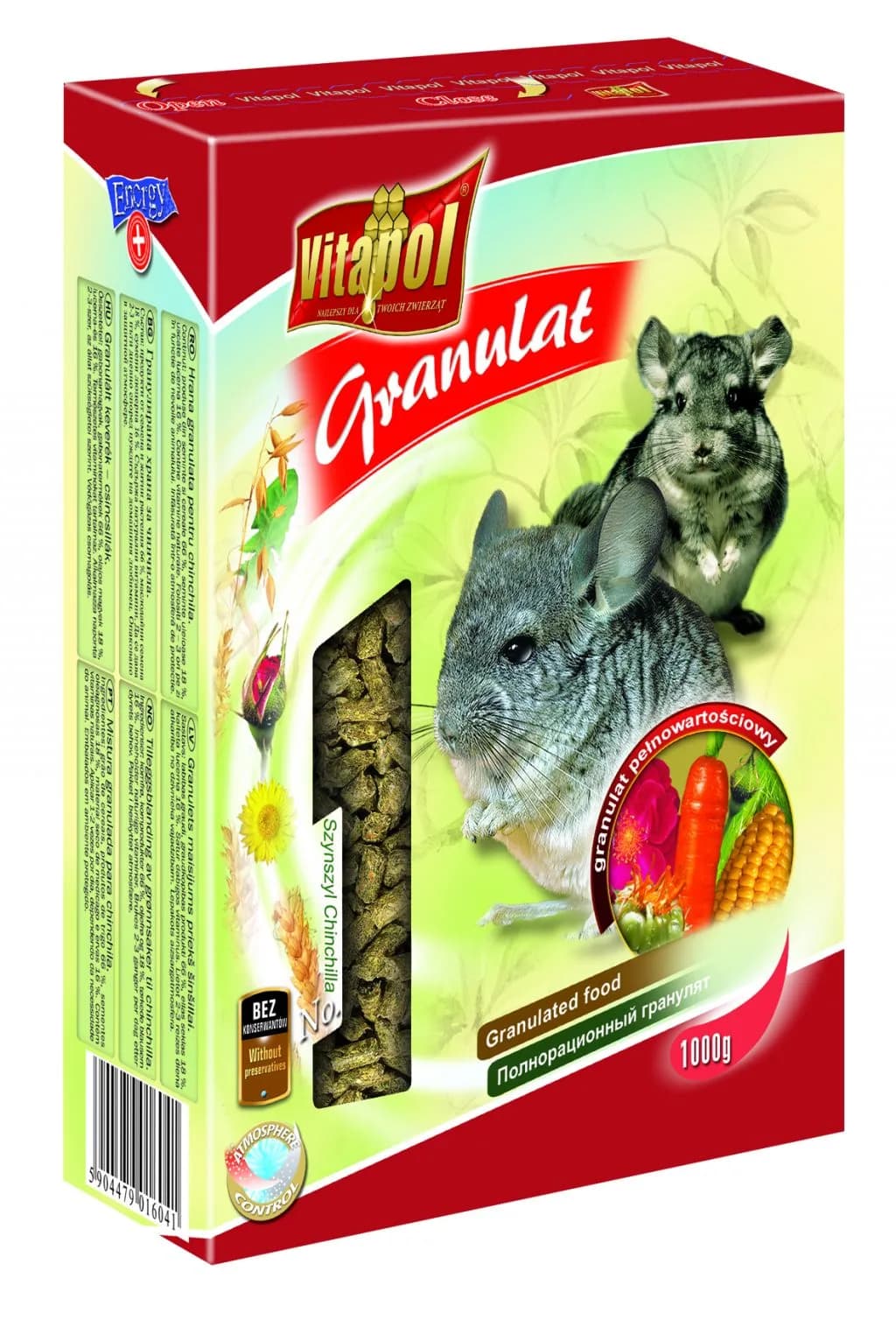 Vitapol Karma pełnoporcjowa granulowana dla szynszyli 500 g