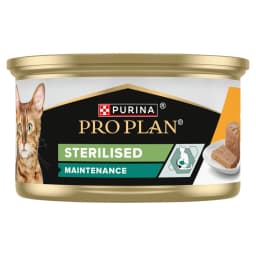 PRO PLAN Purina Sterilised Adult Maintenance karma mokra z kurczakiem w formie pasztetu dla dorosłych kotów sterylizowanych 85 g