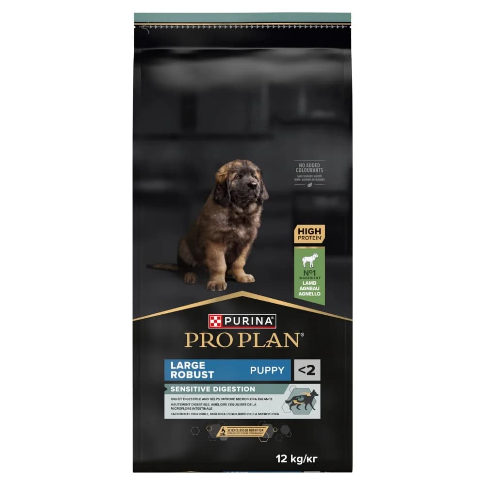 PRO PLAN Sensitive Digestion Large Robust Puppy Karma dla szczeniąt bogata w jagnięcinę 12 kg