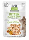 Brit Care Pouch Kitten Fillets in Gravy with Choice Chicken karma mokra dla kociąt z kurczakiem 85 g