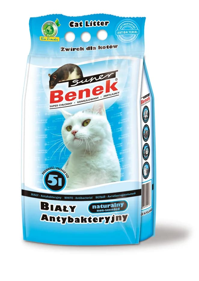Super Benek Antybakteryjny żwirek 5 l
