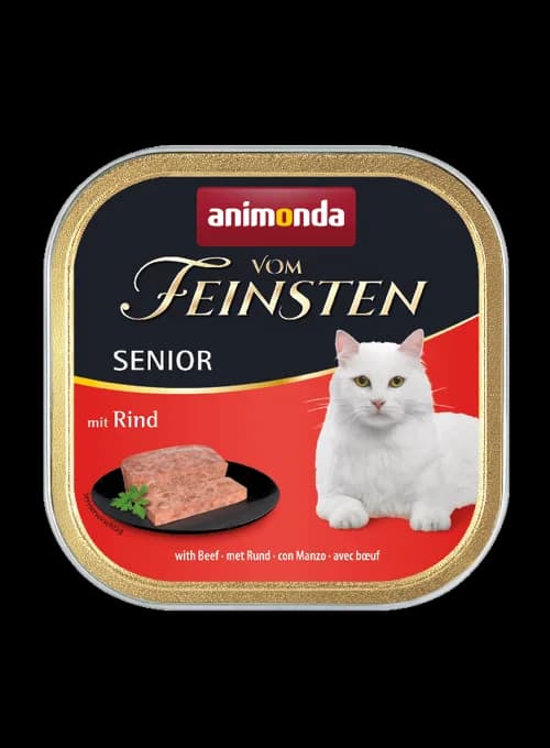 Animonda Vom Feinsten Senior karma mokra z wołowiną dla starszego kota 100 g