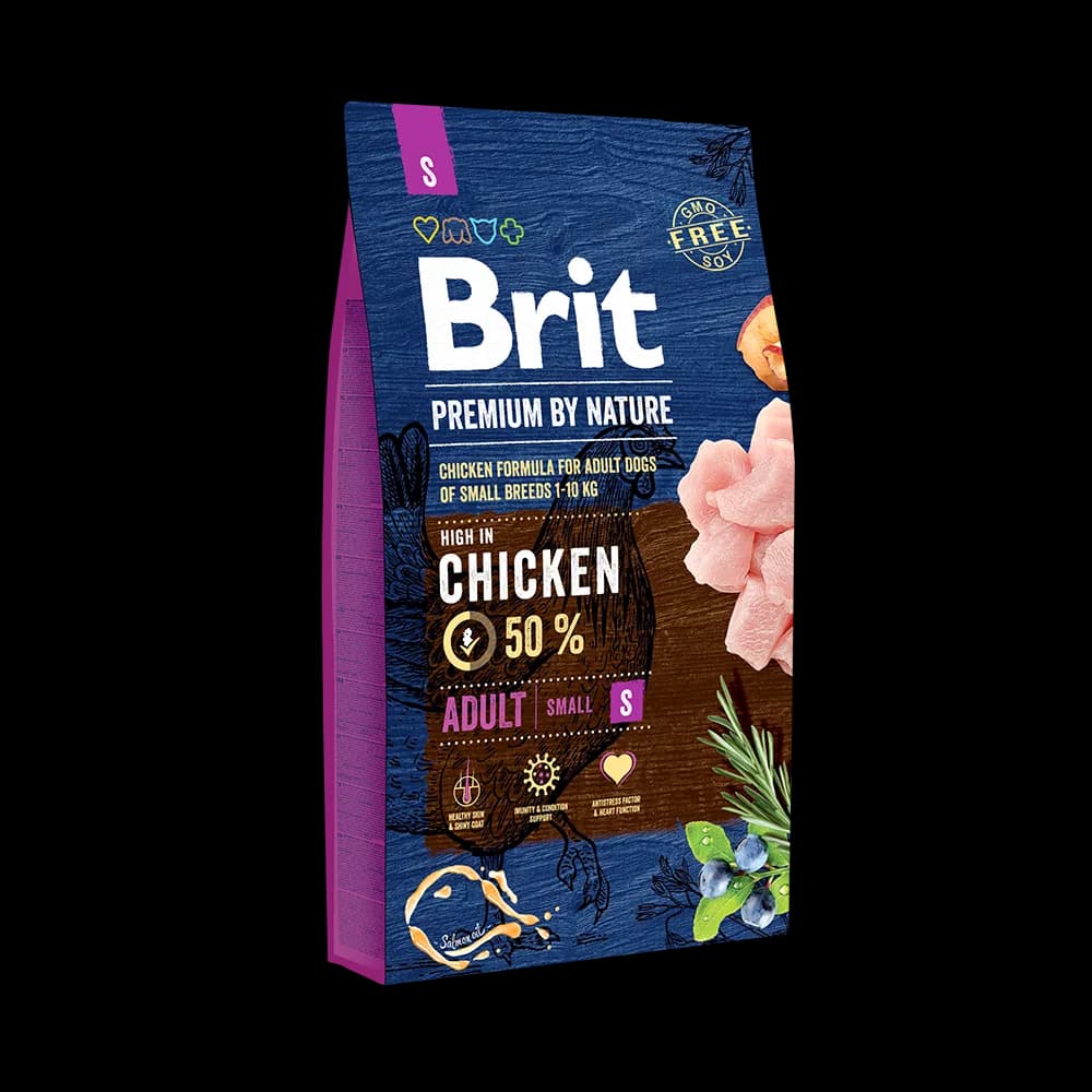 Brit Premium by Nature Adult karma sucha z kurczakiem dla dorosłych psów małych ras