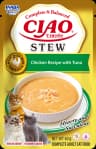 INABA Cat Ciao Entrée Stew karma mokra dla dorosłych kotów Chicken Recipe with Tuna 40 g