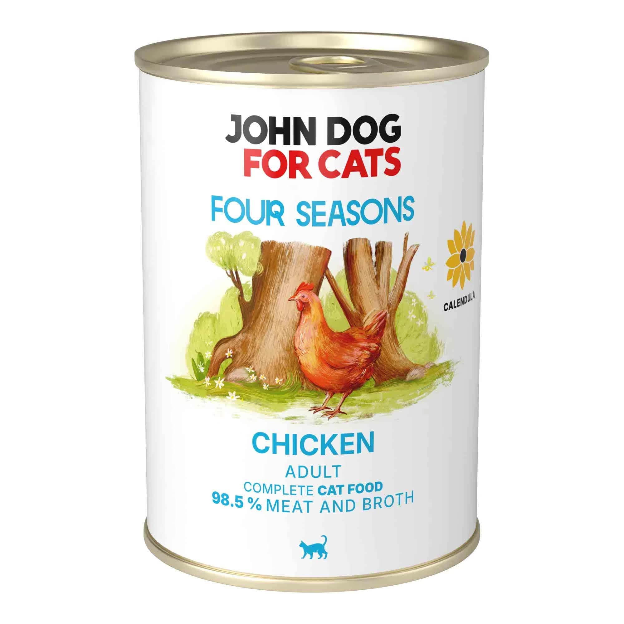 John Dog for Cats Four Seasons karma mokra kurczak 400 g