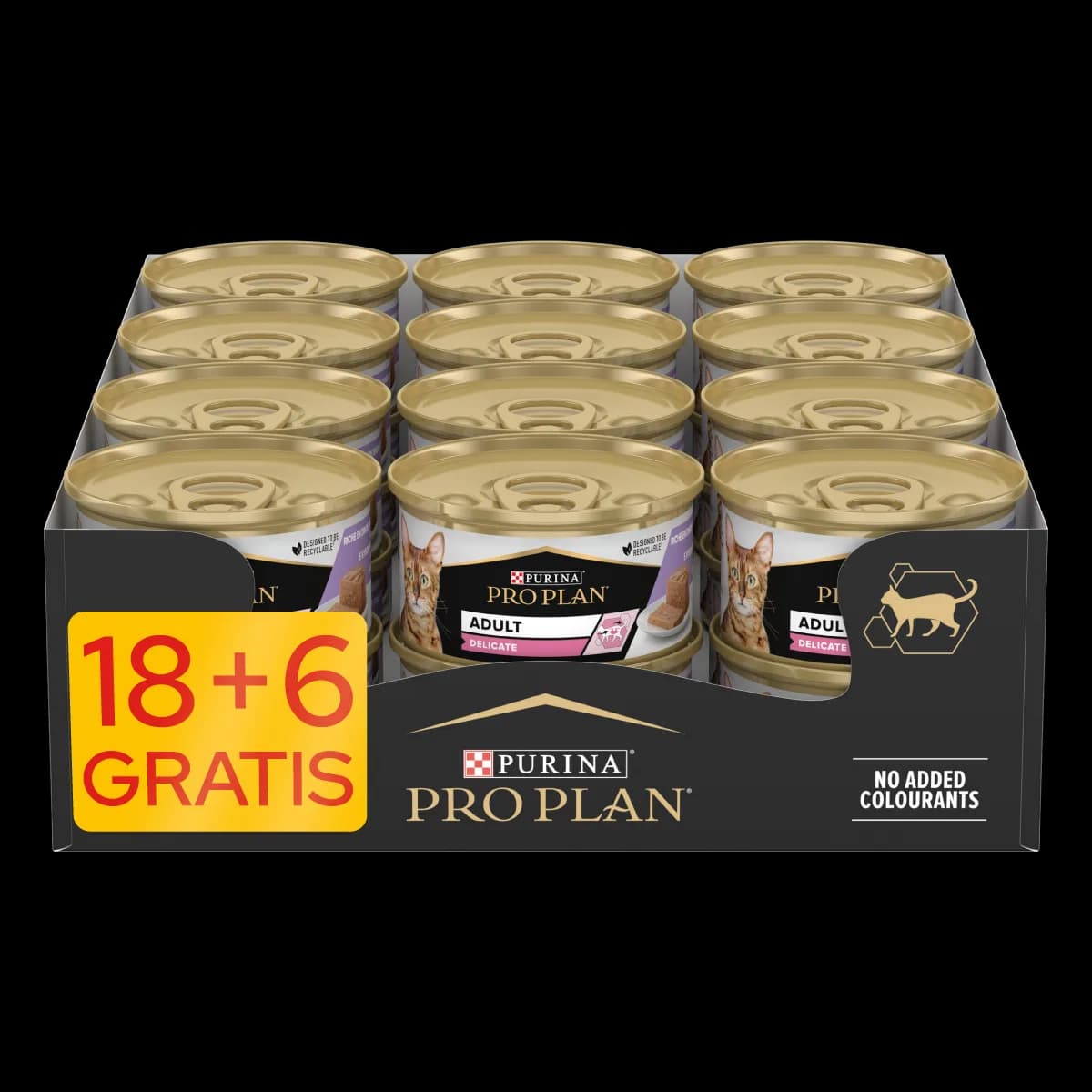 PRO PLAN Purina Dte Cat Mse Indyk 18+6 Pl