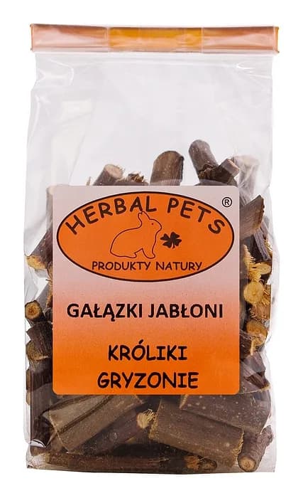 Herbal Pets Gałązki jabłoni uzupełniająca karma dla gryzoni 100 g