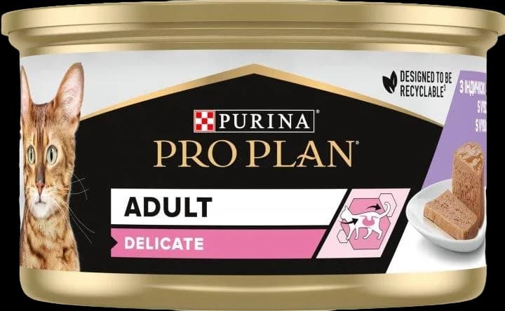 PRO PLAN Delicate mus z indykiem 85 g