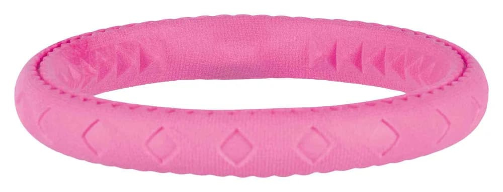 Trixie Obręcz z gumy termoplastycznej dla psa – żółty, ø 25 cm