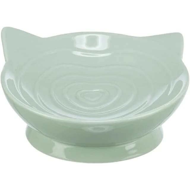 Trixie Viviana miska podwyższona dla kota ceramiczna szałwiowa 0 15 l 14 cm