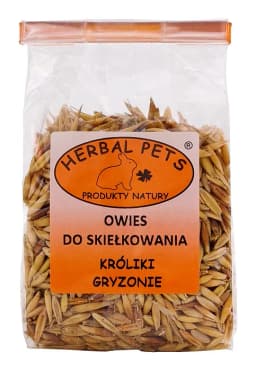 Herbal Pets Owies do skiełkowania uzupełniająca karma dla gryzoni 100 g
