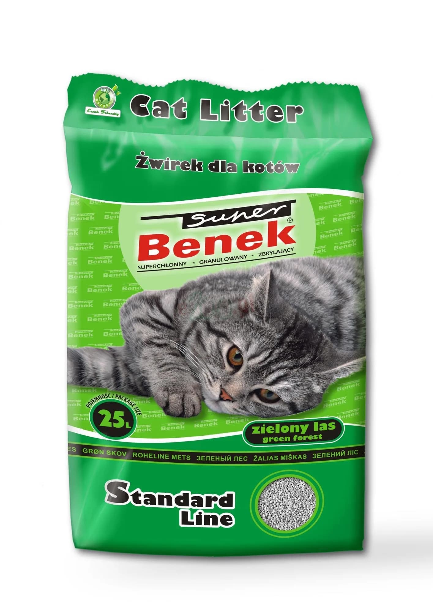 Super Benek Standard zielony Las różna pojemność 25 l