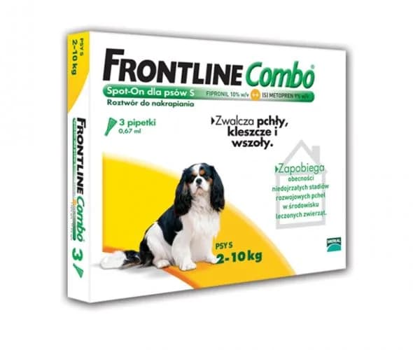 Frontline Combo Spot-On roztwór do nakrapiania dla psów o różnej wadze – S